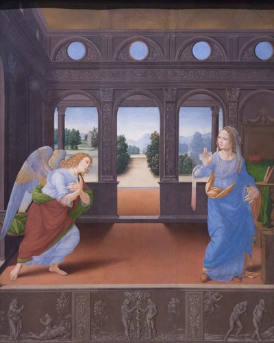 Müjde by Lorenzo di Credi