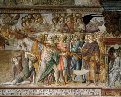 Vahiy: lanetler çevreleyen bir parıltı tarafından delinir, 1446-1449 by Lorenzo di Pietro Vecchietta