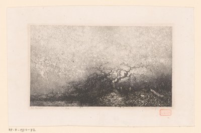 Havuz kenarında bir ağaçla manzara Farklı manzaralar (dizi başlığı) Croquis du voyage de 1843 (dizi adı) by Louis Adolphe Hervier