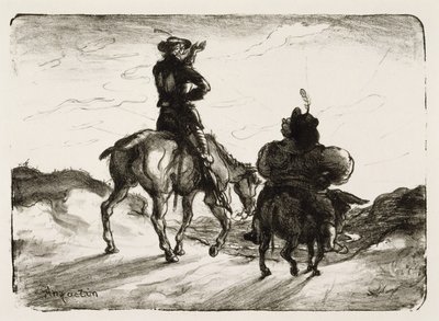 Don Kişot ve Sancho Panza by Louis Anquetin