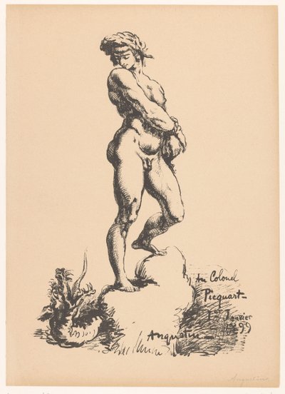 Georges Picquart ve Ejderha by Louis Anquetin