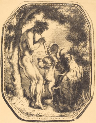 Talion, La Cage, Kalanlar, Fortune, 1898. by Louis Anquetin