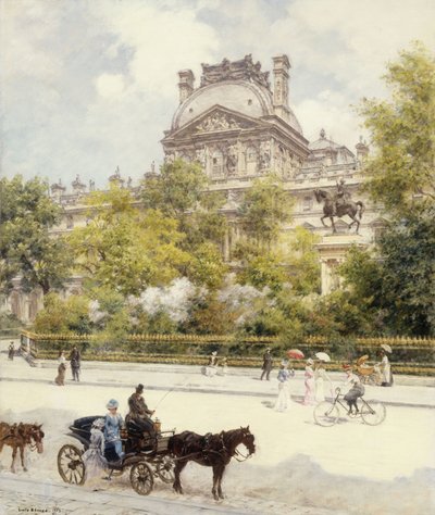 Louvre Meydanı by Louis Beraud