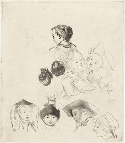 On başlı çalışma sayfası by Louis Bernard Coclers