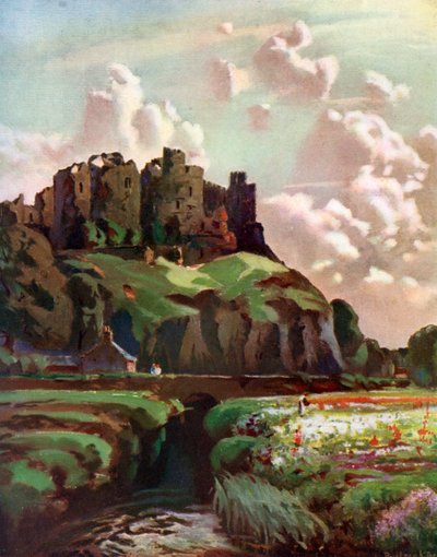 Harlech Kalesi, Merionethshire, Galler, 1924-1926 by Louis Burleigh Bruhl