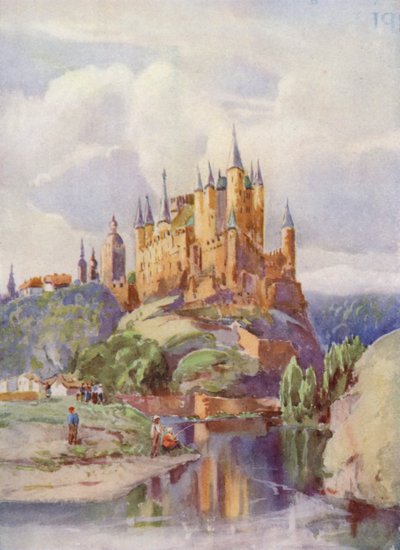 Alcazar, Segovia by Louis Burleigh Bruhl