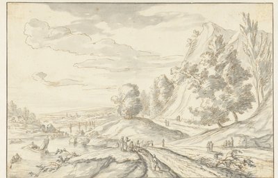 dağ manzarası by Louis Chalon