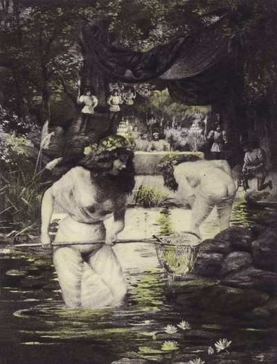 Ginevra ve Isotta, Onuncu Gün, Altıncı Öykü by Louis Chalon