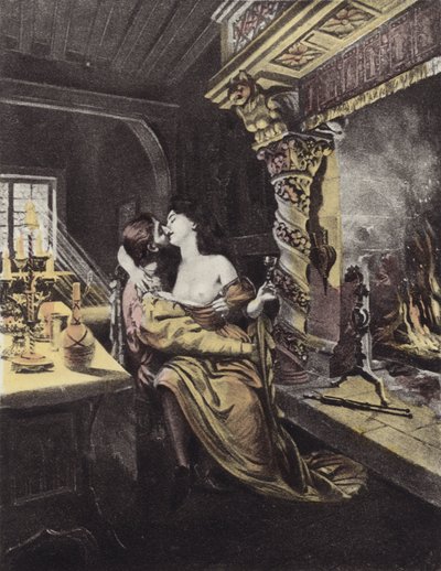 Rinaldo dAsti ve Dul Kadın, İkinci Gün, İkinci Öykü by Louis Chalon