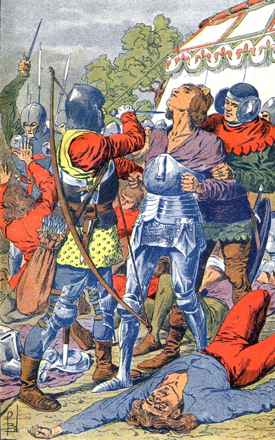 Agincourt Savaşı by Louis Charles Bombled