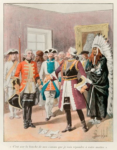 Bombalanmış Louis (1862 - 1927); Louis de Frontenac (1622-1698), 1690