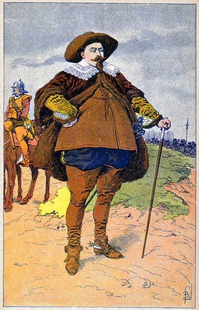 İsveç Gustave II Adolphe by Louis Charles Bombled