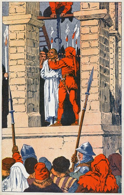 Enguerrand de Marigny tarafından asılı by Louis Charles Bombled