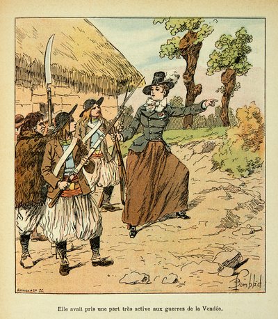 Illustration by Bombled Louis (1862-1927) from the book “The Memorial of Saint Helene” by Count Emmanuel de Las Cases (1766-1842): War of Vendee, Private Collection by Louis Charles Bombled