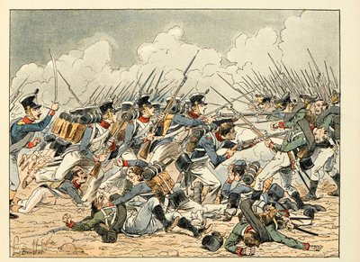 "Les heros du Siecle" kitabından alınan illüstrasyon, Dick de Lonlay