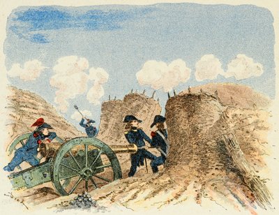 Illustration taken from the book “Les heros du Siecle””, anecdotal recits by Dick de Lonlay and illustrated by Louis Bombled (1862-1927) by Louis Charles Bombled