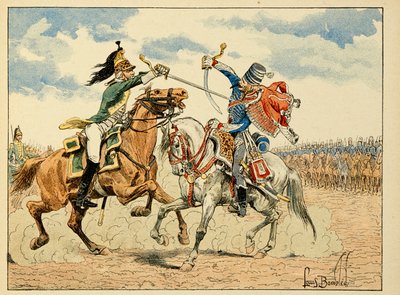 "The Heros of the Siecle" kitabından alınan illüstrasyon, Dick de Lonlay