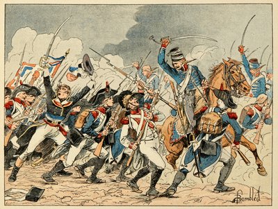 "The Heros of the Siecle" kitabından alınan illüstrasyon, Dick de Lonlay