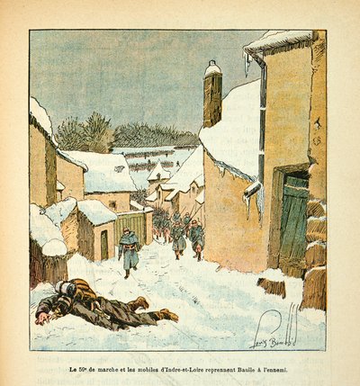 Loire Ordusu Eugene Sergent tarafından, dit Grenest, resimlendirilen Louis Bombled (1862-1927) (Fransız-Alman Savaşı; 1870-1871 seferi): 59, eme de Marche et les mobiles d