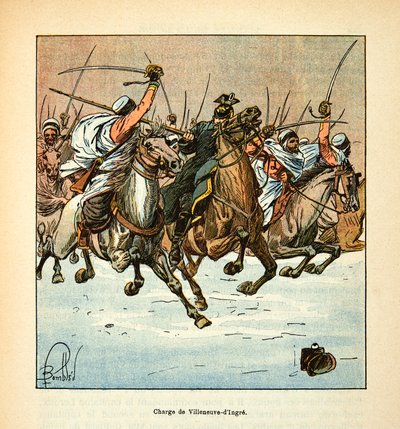Louis Bombled (1862-1927) tarafından resmedilen Grenest olarak bilinen Eugene Çavuş tarafından Loire Armee (Fransız-Alman Savaşı; 1870-1871 seferi): Villeneuve d
