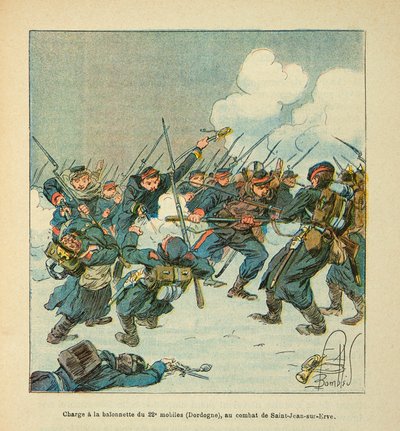 Louis Bombled (1862-1927) tarafından resmedilen Grenest olarak bilinen Eugene Çavuş tarafından Loire Armee (Fransız-Alman Savaşı; 1870-1871 seferi): Ocak 1871