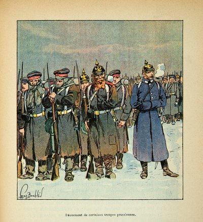 Louis Bombled (1862-1927) tarafından resmedilen, Grenest olarak bilinen Eugene Sergent tarafından Loire Armee (Fransız-Alman Savaşı; 1870-1871 seferi): 1870
