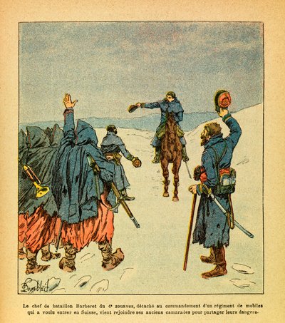 Louis Bombled (1862-1927) tarafından resmedilen Grenest olarak bilinen Eugene Çavuş'un Doğu Ordusu (Fransız-Alman Savaşı; 1870-1871 seferi): 4. isteyen mobil by Louis Charles Bombled