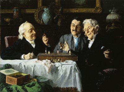 Satranç oyunu by Louis Charles Moeller