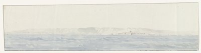 Gezicht op Crotone en de kust Crotone ve Sahil Görünümü (nesne üzerindeki başlık) İtalya, Sicilya ve Malta'da Seyahatler - 1778 (dizi başlığı) by Louis Ducros