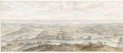 Panorama vanaf Collis Minervalis Collis Minervalis'in tepesinden alınan genel görünüm (nesne üzerindeki başlık) İtalya, Sicilya ve Malta'da Seyahatler - 1778 (dizi başlığı) by Louis Ducros