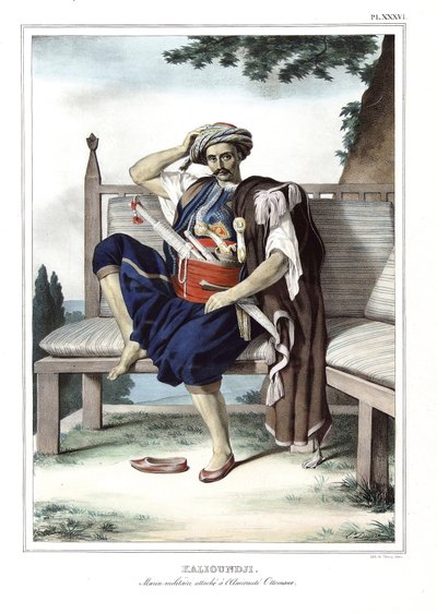 Kalioundji, askeri denizci, Osmanlı Donanması