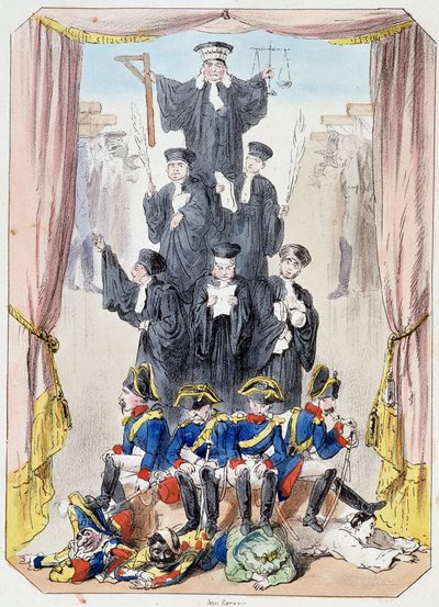 Onlara rağmen Litideurs - Litografi, Theater des marionnettes du jardin des Tuileries