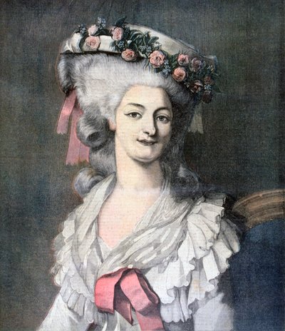 Marie-Louise, Lamballe Prensesi, 1892 by Louis Edouard Rioult