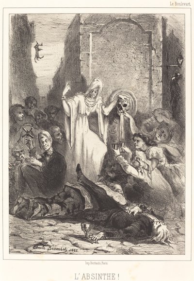 Absinthe! by Louis Emile Benassit