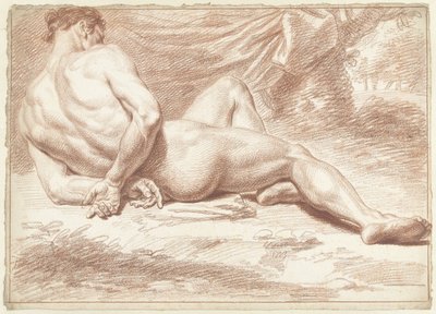 akademi çıplak by Louis Fabritius Dubourg