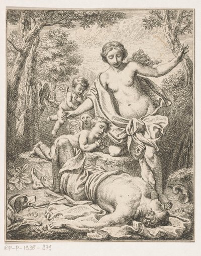 Venüs ve Adonis by Louis Fabritius Dubourg