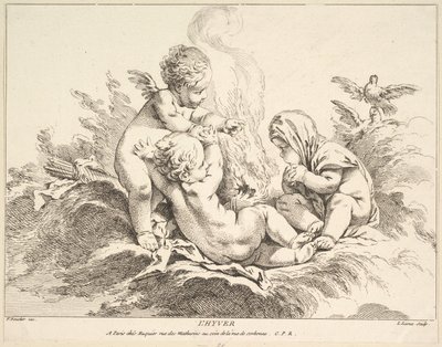 Kış. by Louis Felix de la Rue