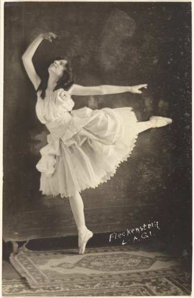 [Ballerina on Pointe] by Louis Fleckenstein