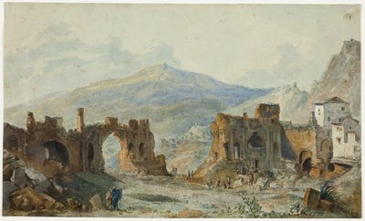Etna Dağı Manzaralı Taormina Antik Tiyatrosu, Saint Non