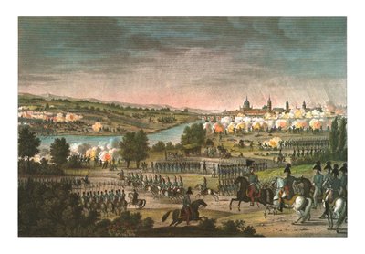Dresden Savaşı, 26 Ağustos 1813, c1850 by Louis Francois Couche