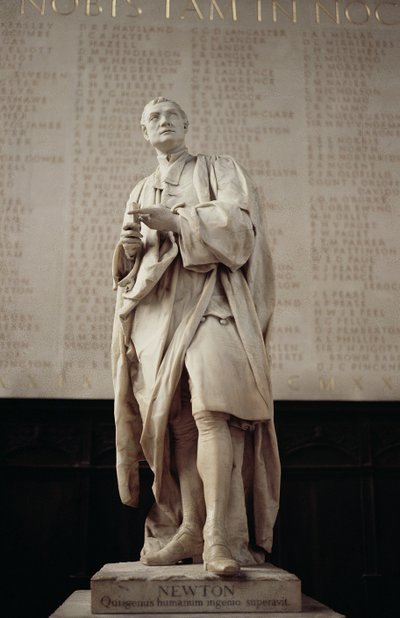 Sir Isaac Newton (1642-1727) (mermer) by Louis Francois Roubillac