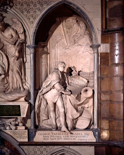 George Frederic Handel anıtı, Westminster Abbey by Louis Francois Roubilliac