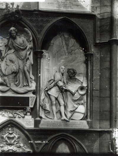 Handel Anıtı, 1762 by Louis Francois Roubilliac