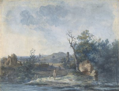 Bir Köy Yolundaki Rakamlar, n.d.. by Louis Gabriel Moreau