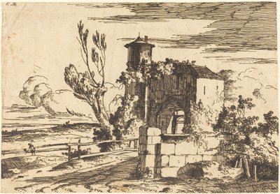 Anıtsal Giriş by Louis Gabriel Moreau the Elder
