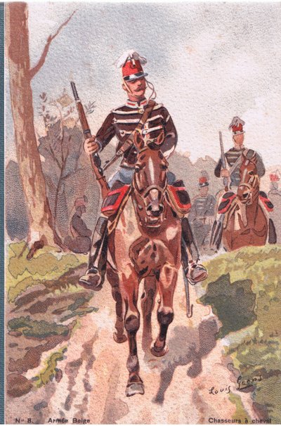 Atlı Avcılar, Kartpostal, 1920