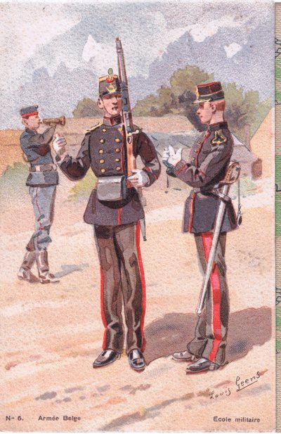 Askeri Okul, Kartpostal, 1920