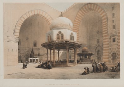 Mısır ve Nubia, Cilt III, No. 8: Sultan Hassan Camii, Kahire by Louis Haghe