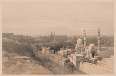 Mısır ve Nubia: Cilt III - No. 26, Kahire, Batıya Bakış by Louis Haghe