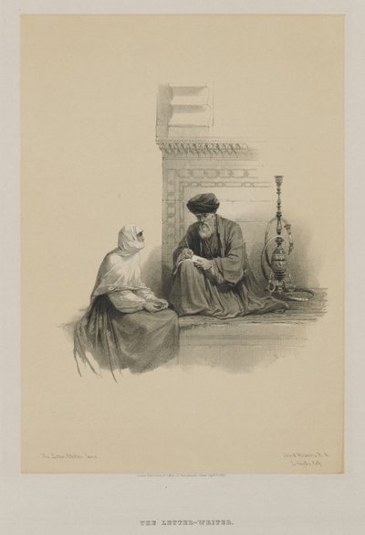 Mısır ve Nubia, Cilt III: Mektup Yazarı, Kahire by Louis Haghe